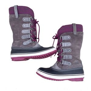 Sorel Joan of Arctic Knit Boots Size 6.5